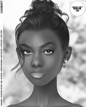 Second Life Marketplace - fleshbeauty - kalia skin DEMO lelutka EVO BOM